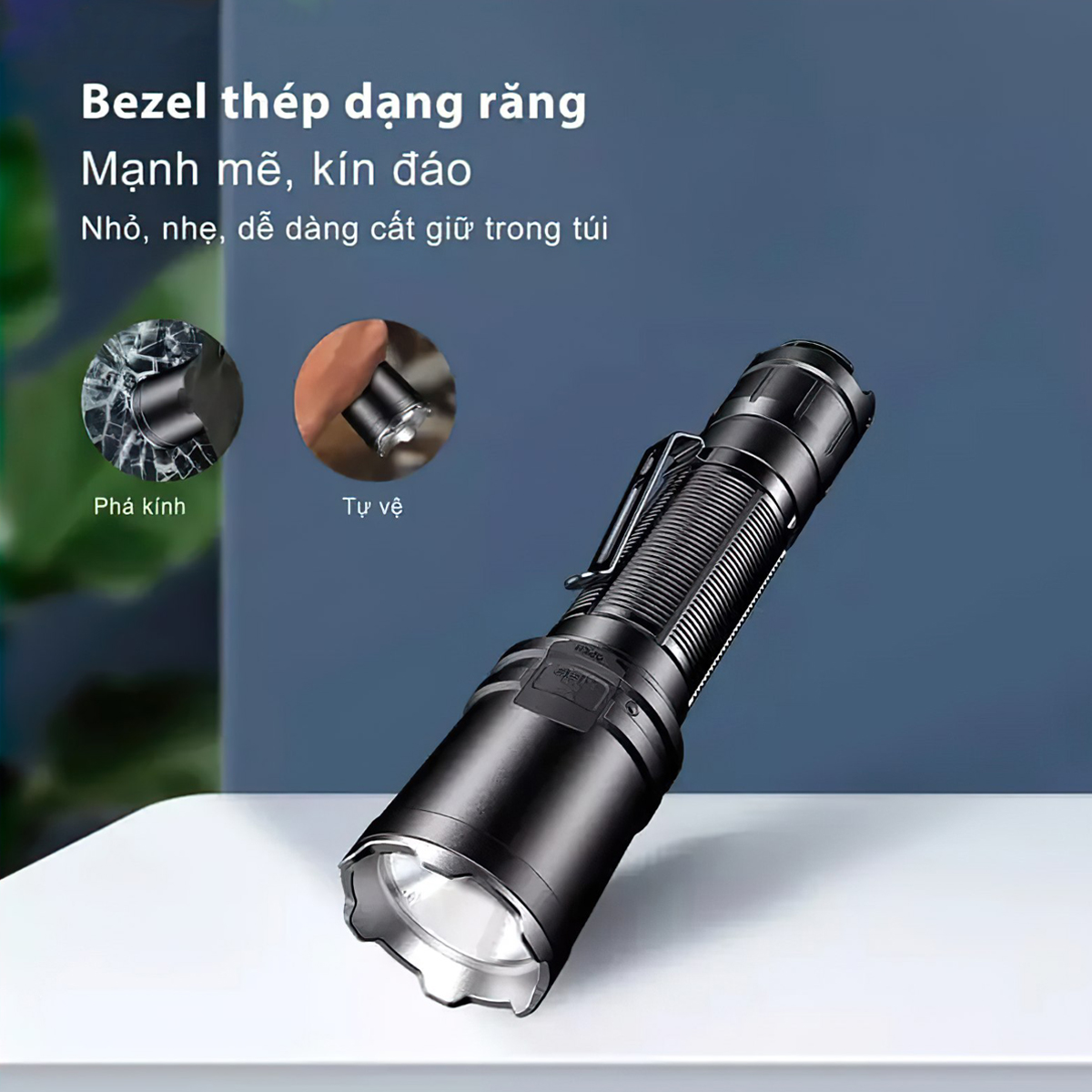 Đèn Pin Cắm Trại Du Lịch Phản Ứng Nhanh Klarus Xt11R Sáng 1300 Lumen Chiếu Xa 300M