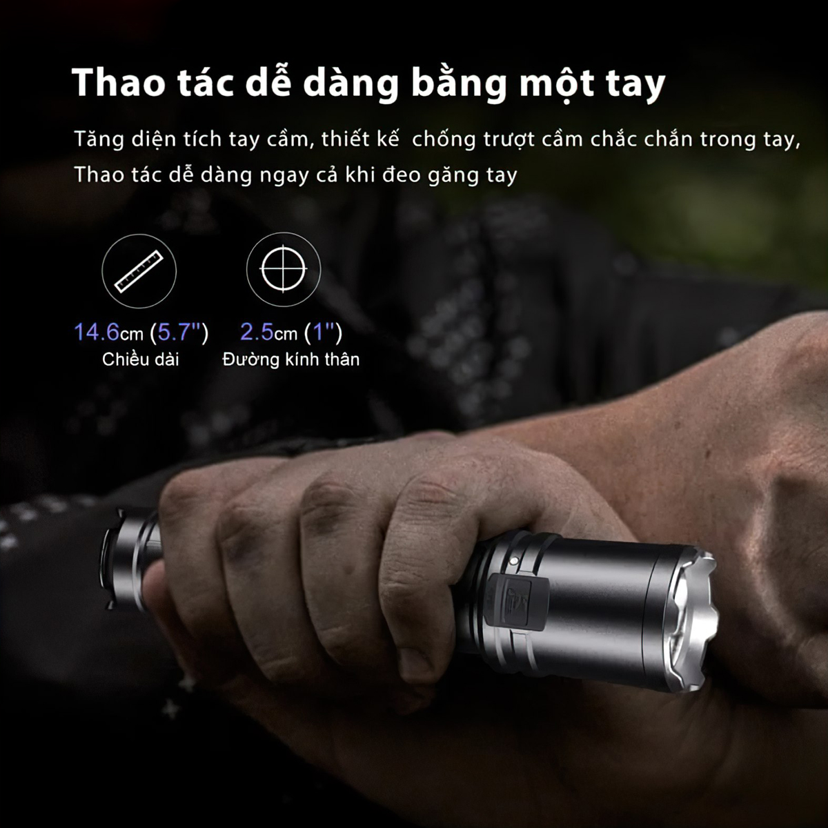 Đèn Pin Cắm Trại Du Lịch Phản Ứng Nhanh Klarus Xt11R Sáng 1300 Lumen Chiếu Xa 300M