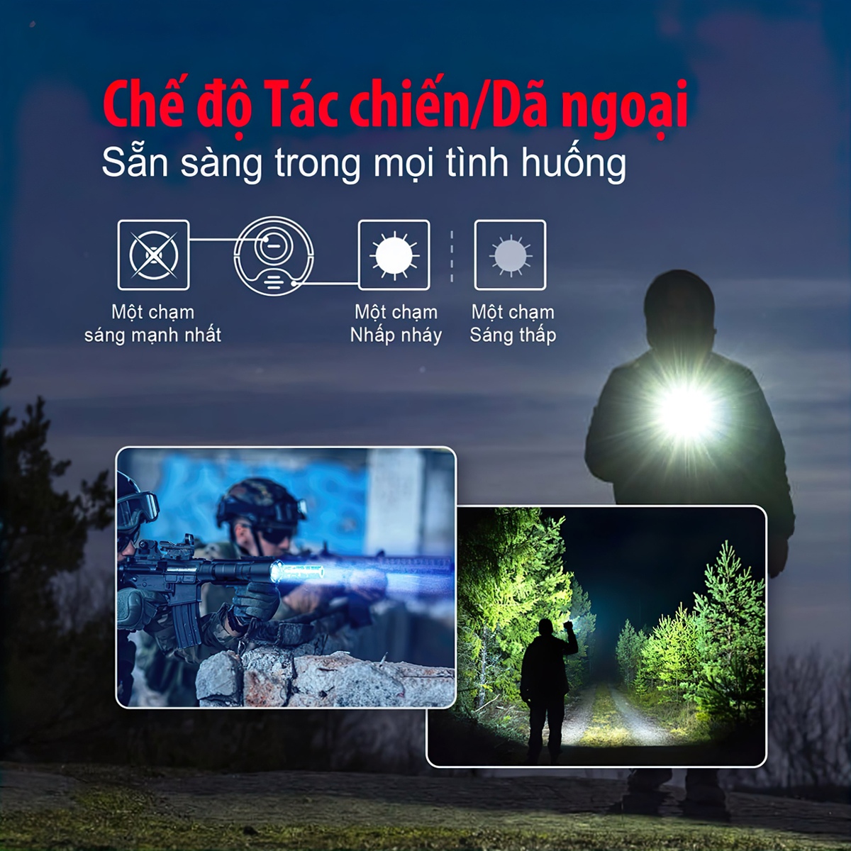 Đèn Pin Cắm Trại Du Lịch Phản Ứng Nhanh KLARUS XT2CR PRO Độ Sáng 2100 Lumen Chiếu Xa 240M