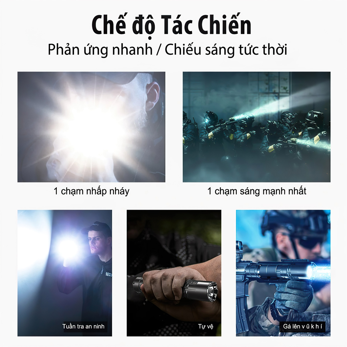 Đèn Pin Cắm Trại Du Lịch Phản Ứng Nhanh KLARUS XT2CR PRO Độ Sáng 2100 Lumen Chiếu Xa 240M