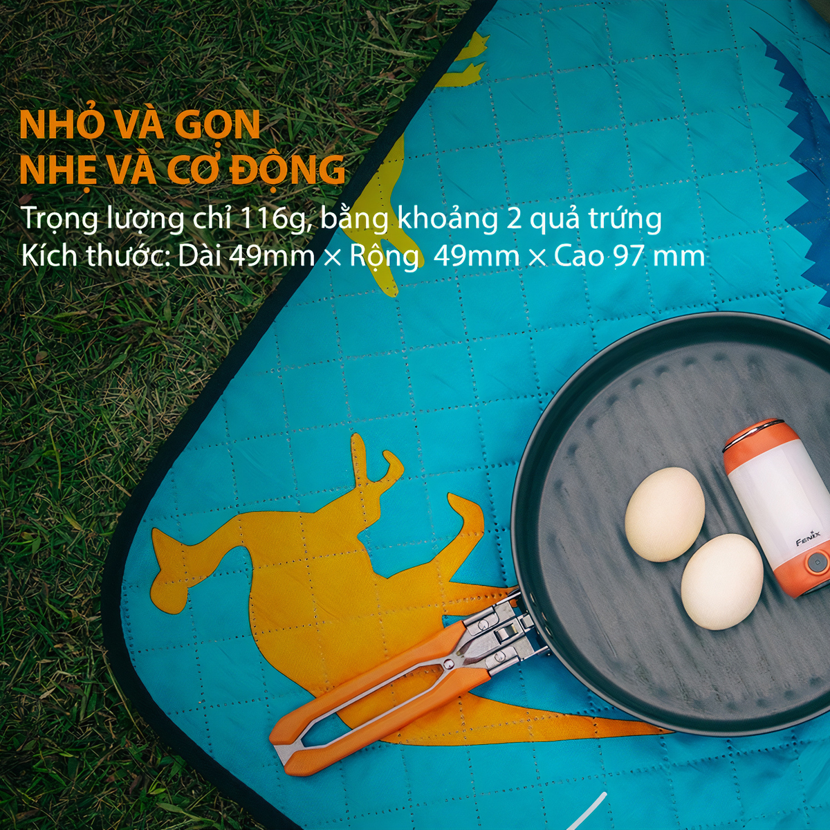 FENIX CL26R Đèn Pin Cắm Trại Độ Sáng 400 Lumen