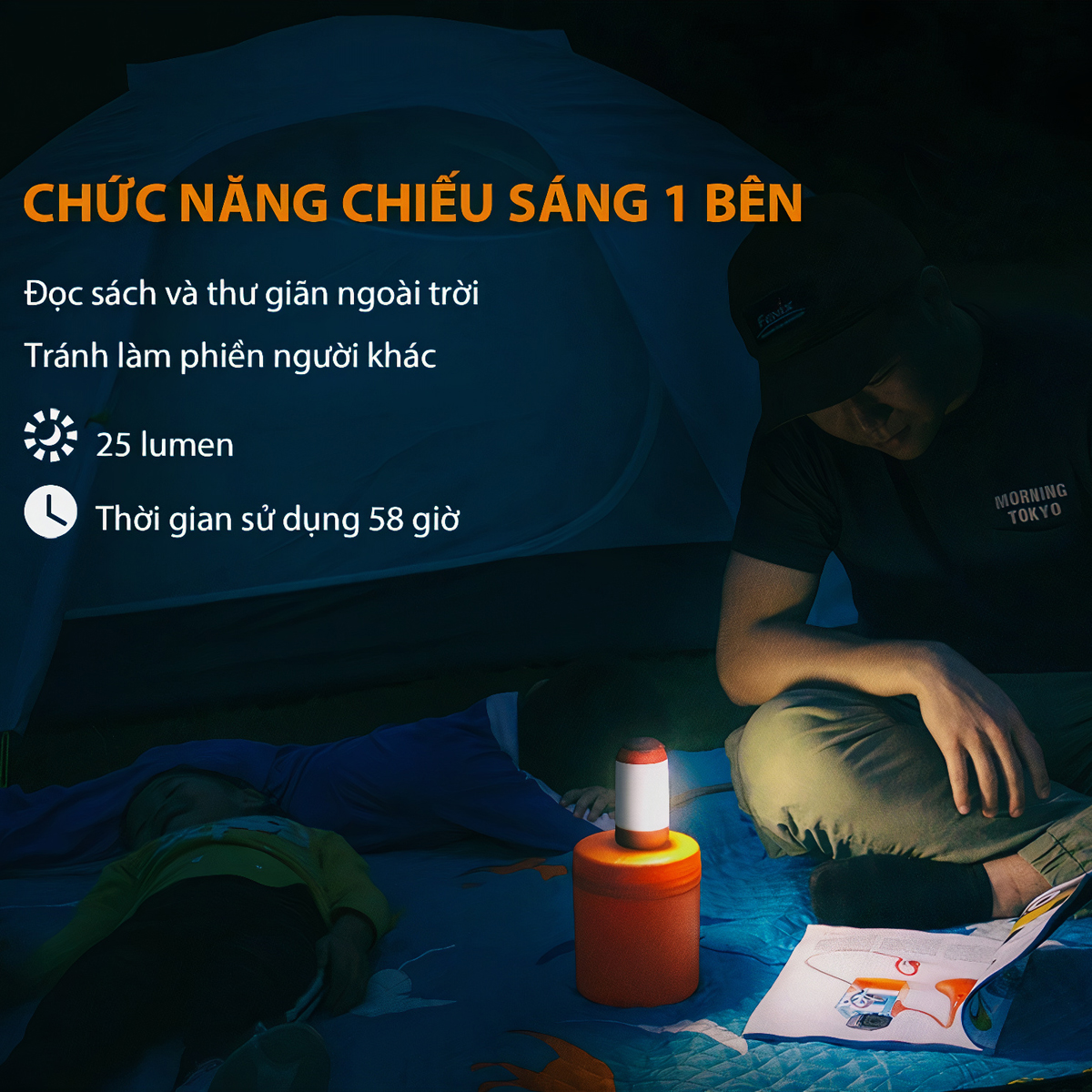 FENIX CL26R Đèn Pin Cắm Trại Độ Sáng 400 Lumen