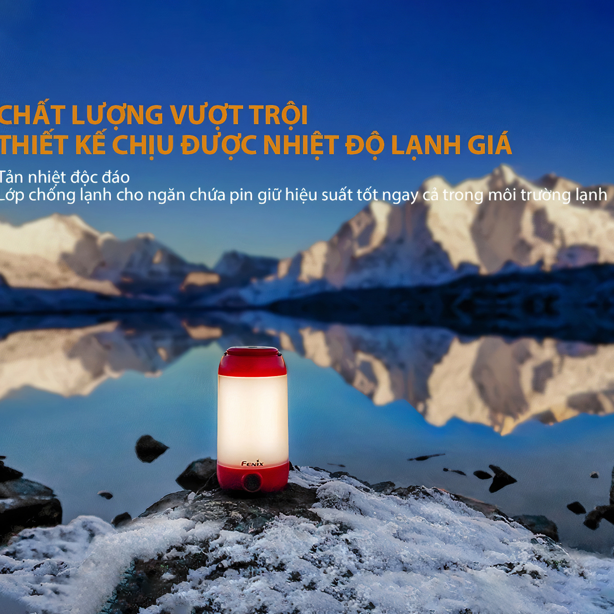 FENIX CL26R Đèn Pin Cắm Trại Độ Sáng 400 Lumen