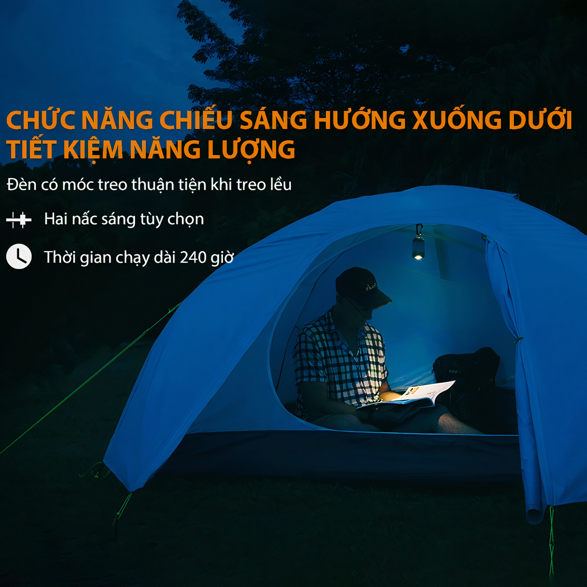 FENIX CL26R Đèn Pin Cắm Trại Độ Sáng 400 Lumen