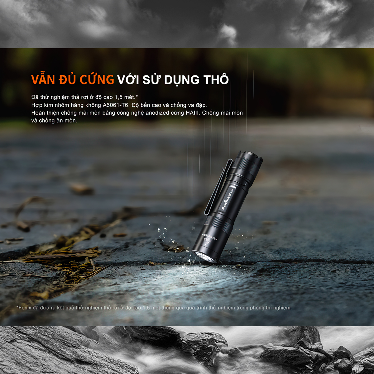 Fenix Đèn Pin Cắm Trại E12 V3.0