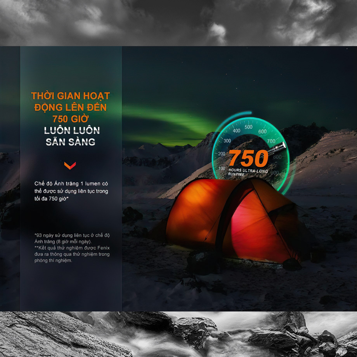 FENIX LD30R Đèn Pin Cắm Trại