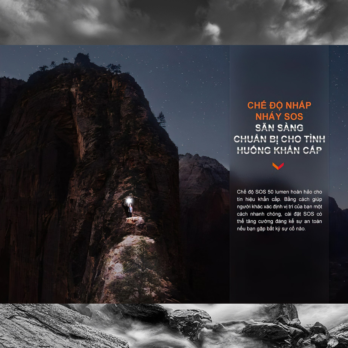 FENIX LD30R Đèn Pin Cắm Trại