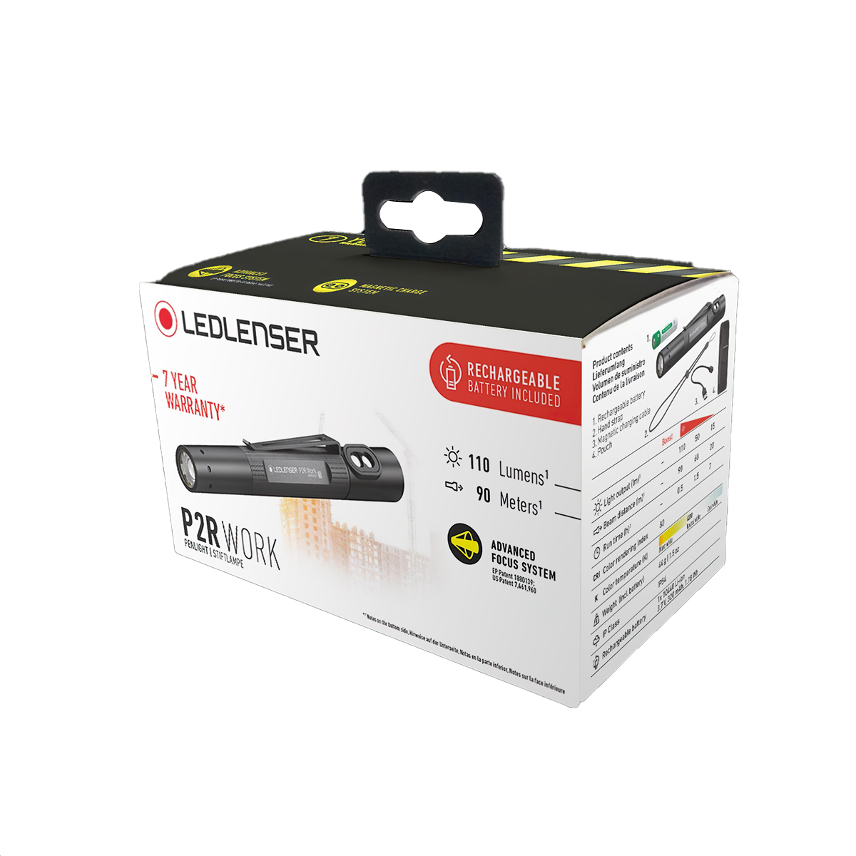 Ledlenser P2R Work Đèn Pin Cắm Trại