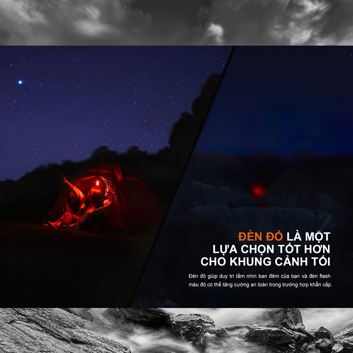 Fenix Đèn Pin Cắm Trại Ngoài Trời CL22R