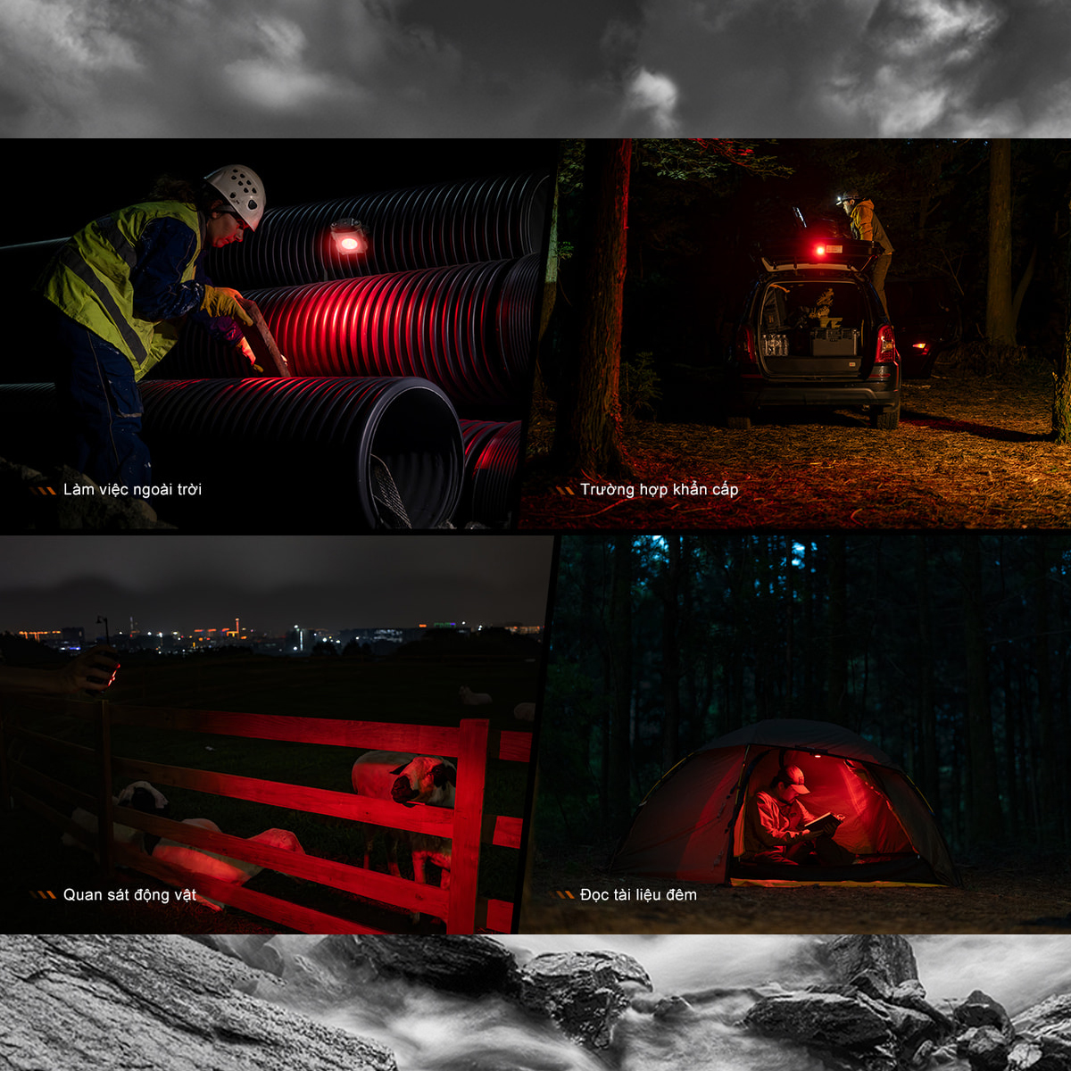 Fenix Đèn Pin Cắm Trại Ngoài Trời CL27R