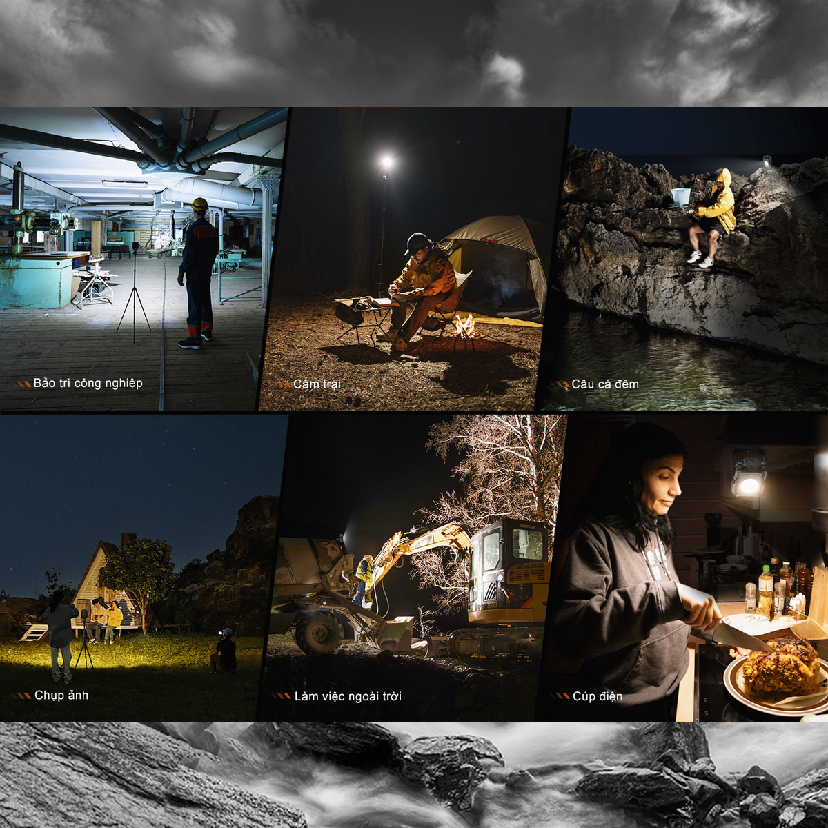 Fenix Đèn Pin Cắm Trại Ngoài Trời CL27R