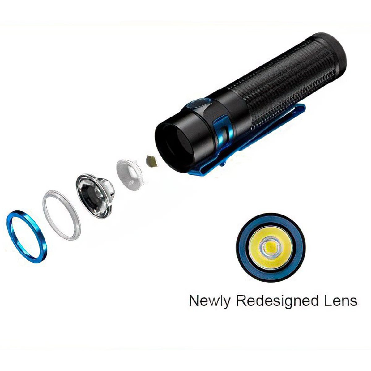 Đèn Pin Cắm Trại Olight Baton 3 Pro Max Độ Sáng 2500 Lumen Chiếu Xa 145M Pin Sạc 21700 (Kèm Theo)