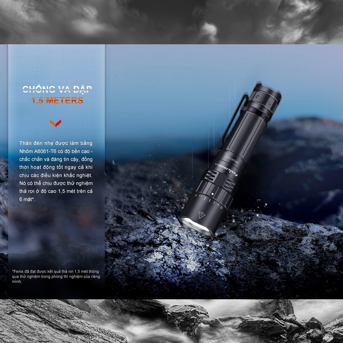 Fenix Pd40R V3.0 Đèn Pin Siêu Sáng Cắm Trại