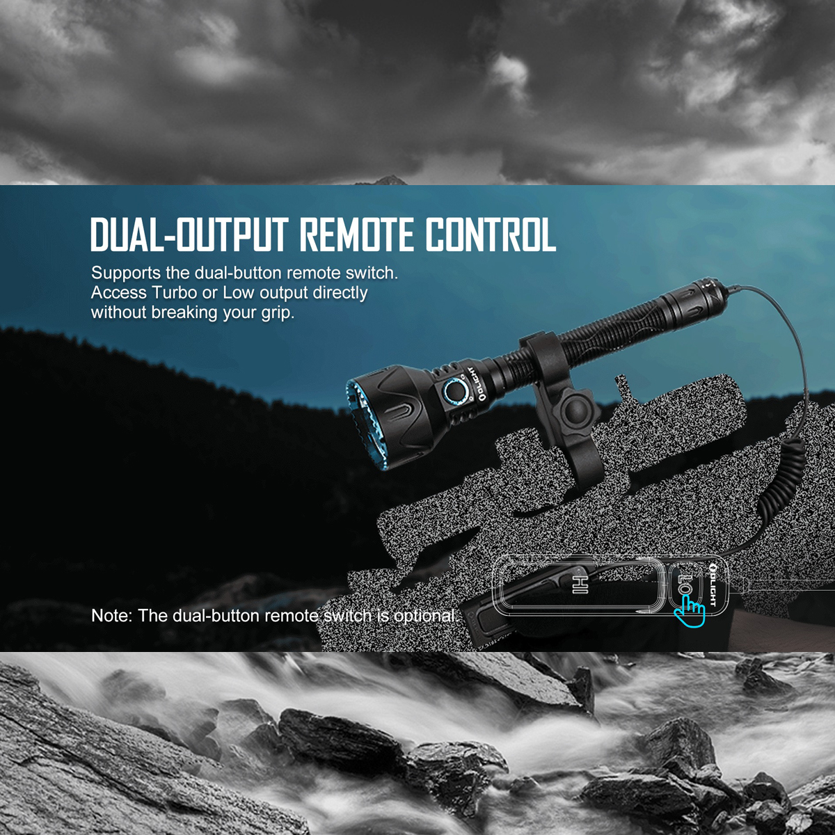 OLIGHT Javelot Pro 2  Đèn Pin Độ Sáng 2500 Lumen Chiếu Xa 1050 Mét Cắm Trại