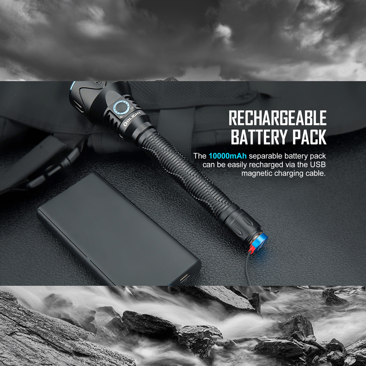 OLIGHT Javelot Pro 2  Đèn Pin Độ Sáng 2500 Lumen Chiếu Xa 1050 Mét Cắm Trại