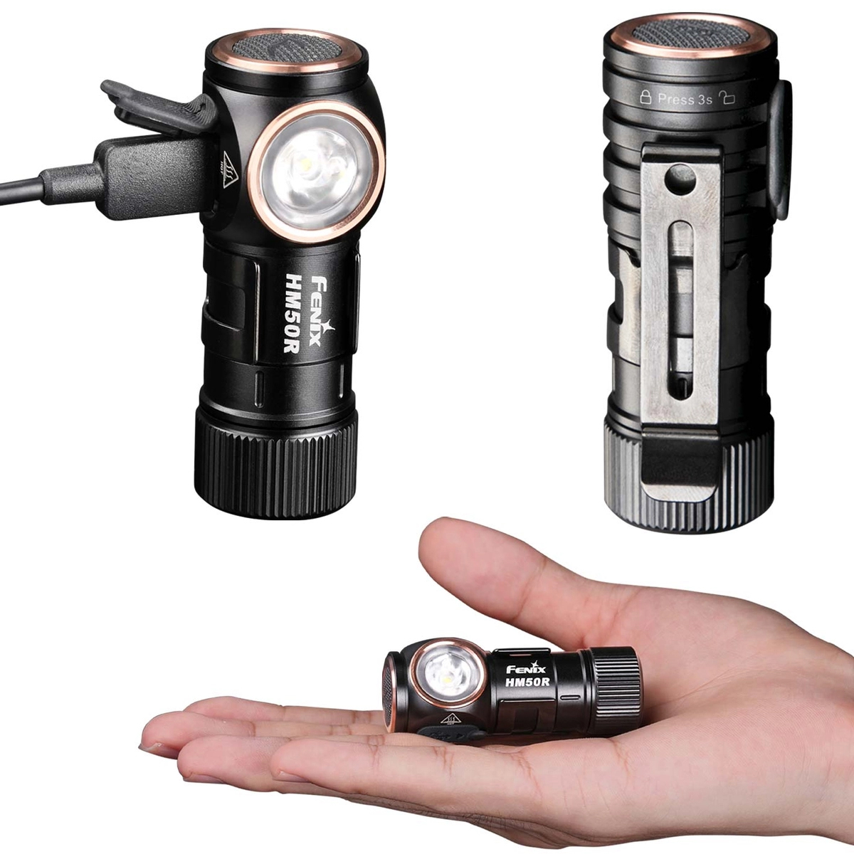Fenix Hm50R V2.0 Đèn Pin Đội Đầu Cắm Trại Du Lịch Độ Sáng 700 Lumen Chiếu Xa 115M