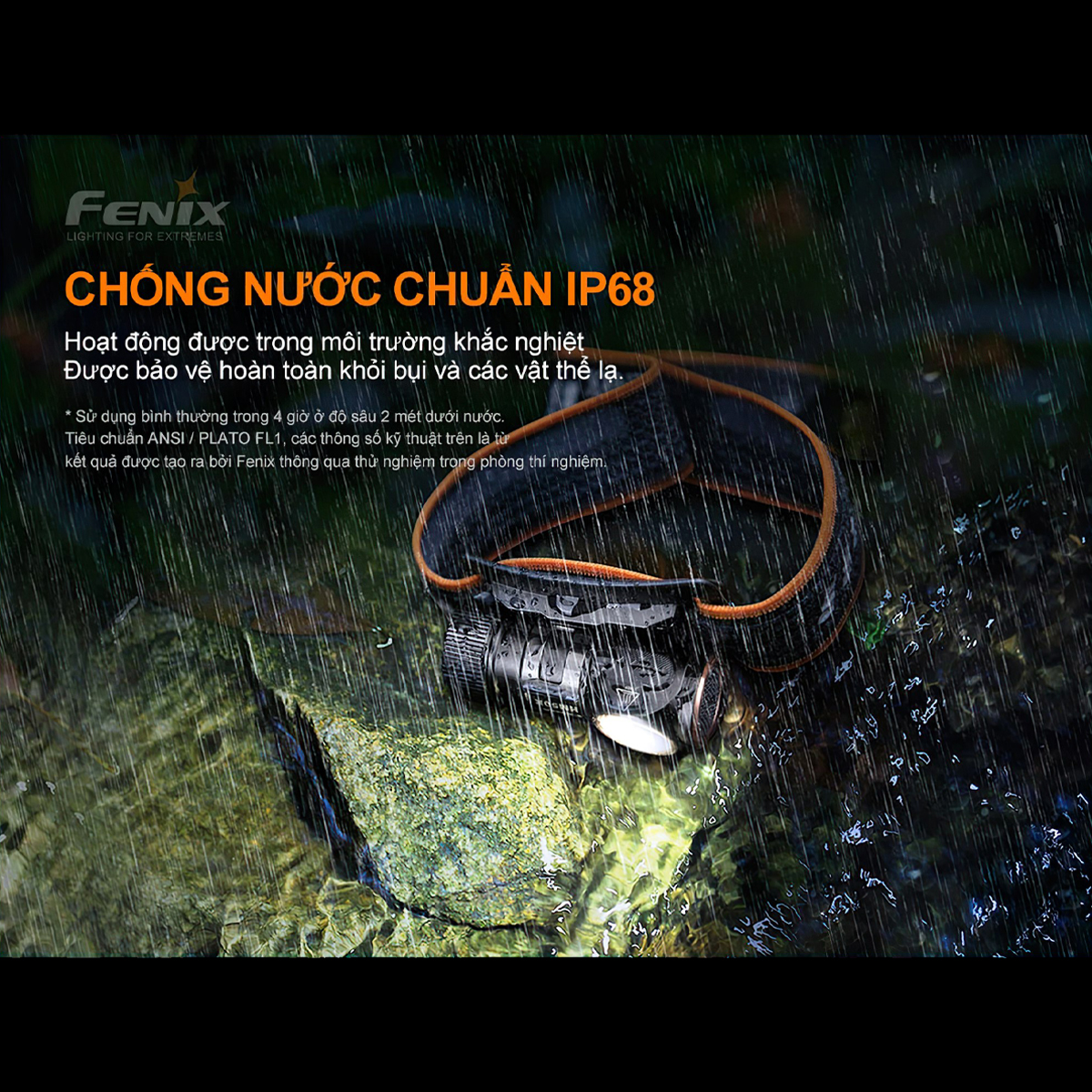 Fenix Hm50R V2.0 Đèn Pin Đội Đầu Cắm Trại Du Lịch Độ Sáng 700 Lumen Chiếu Xa 115M