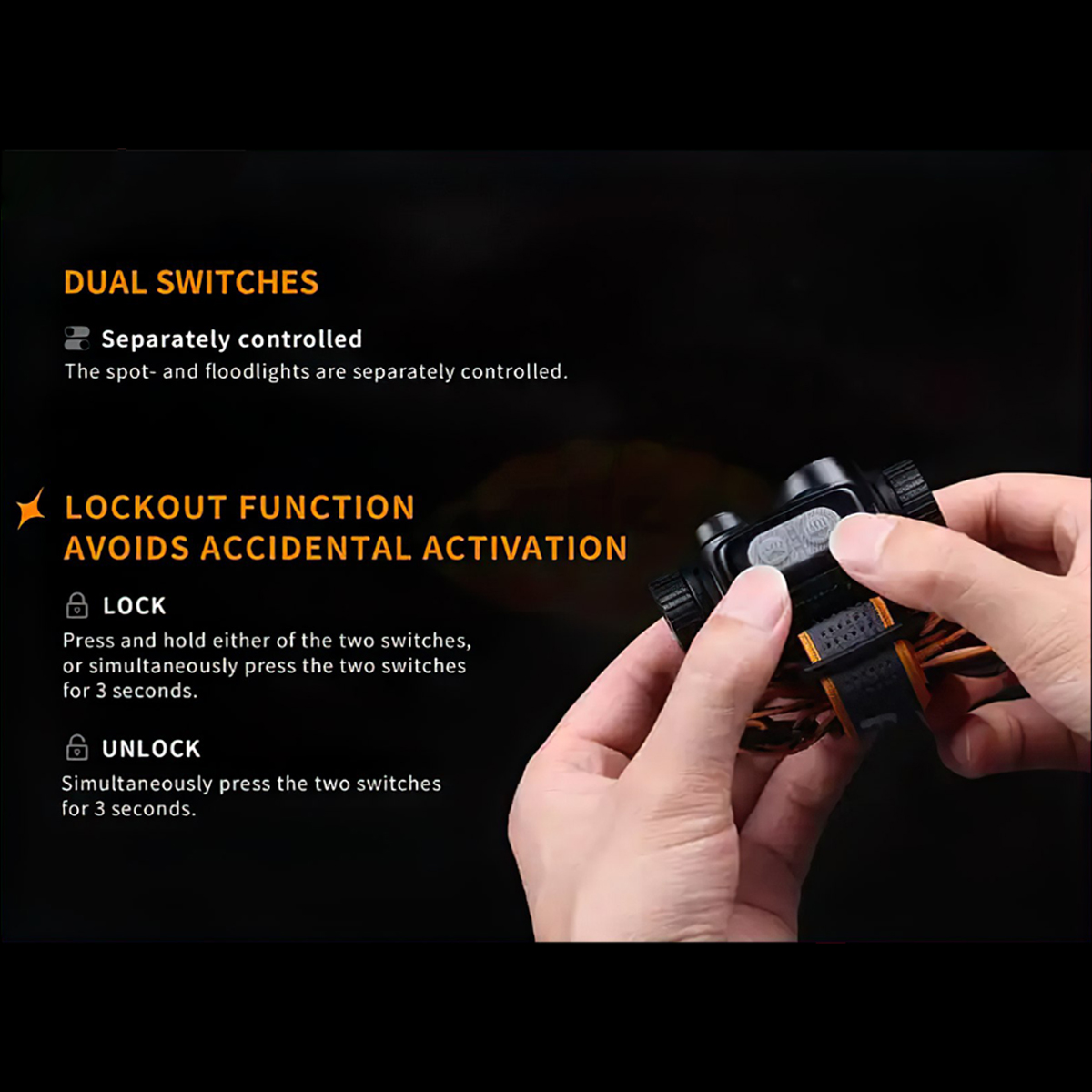 Fenix Hm65R Đèn Pin Đội Đầu Cắm Trại Độ Sáng 1400 Lumen Chiếu Xa 163M Sạc Usb C