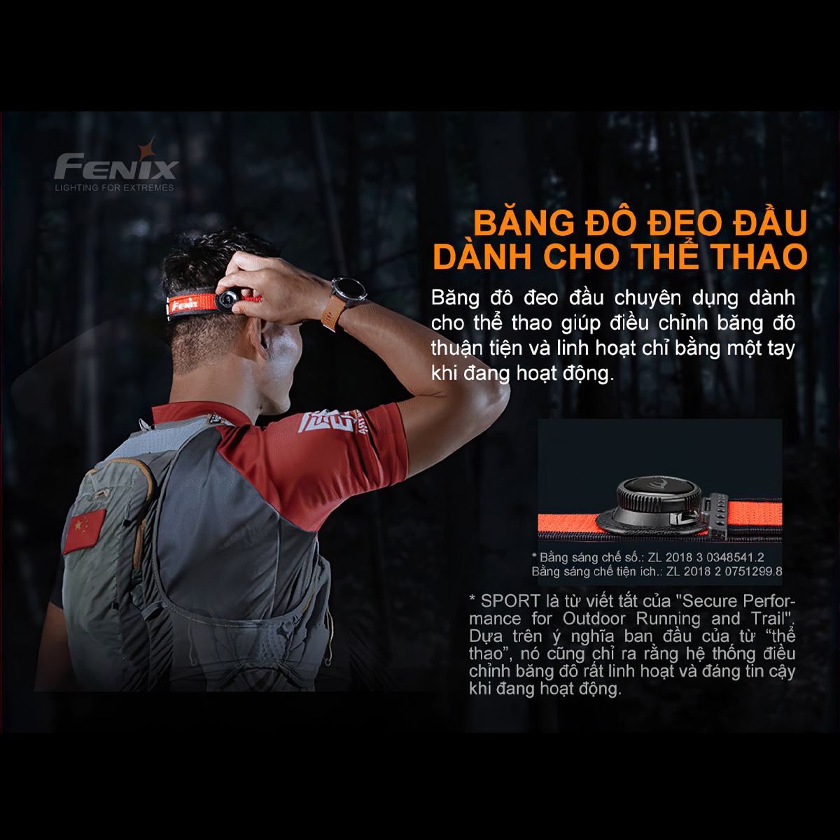 Fenix Hl18R-T Đèn Pin Đội Đầu Cắm Trại Du Lịch Siêu Nhẹ  Sáng 500 Lumen Chiếu Xa 82M Sạc Usb
