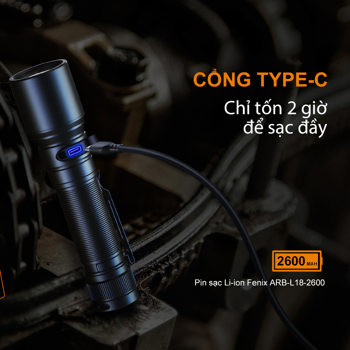 FENIX Đèn pin C6 V3.0