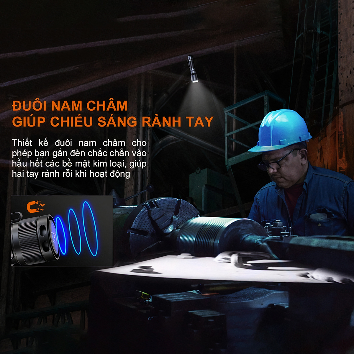 FENIX C7 Đèn pin sạc USB-C pin sạc 21700 kèm theo