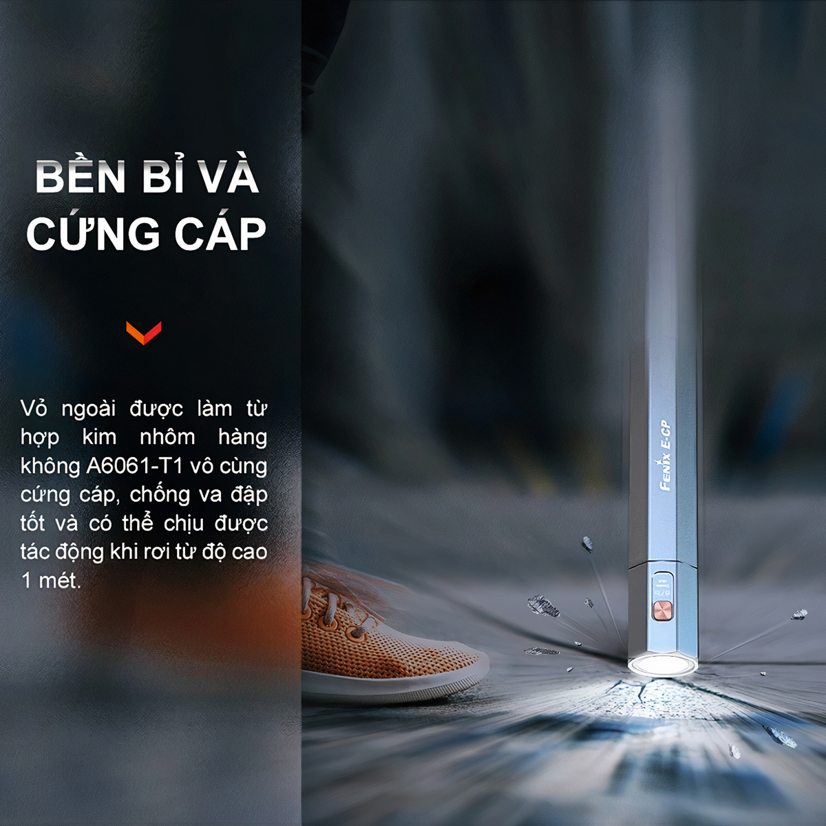 FENIX E-CP Đèn Pin Độ Sáng 1600 Lumen