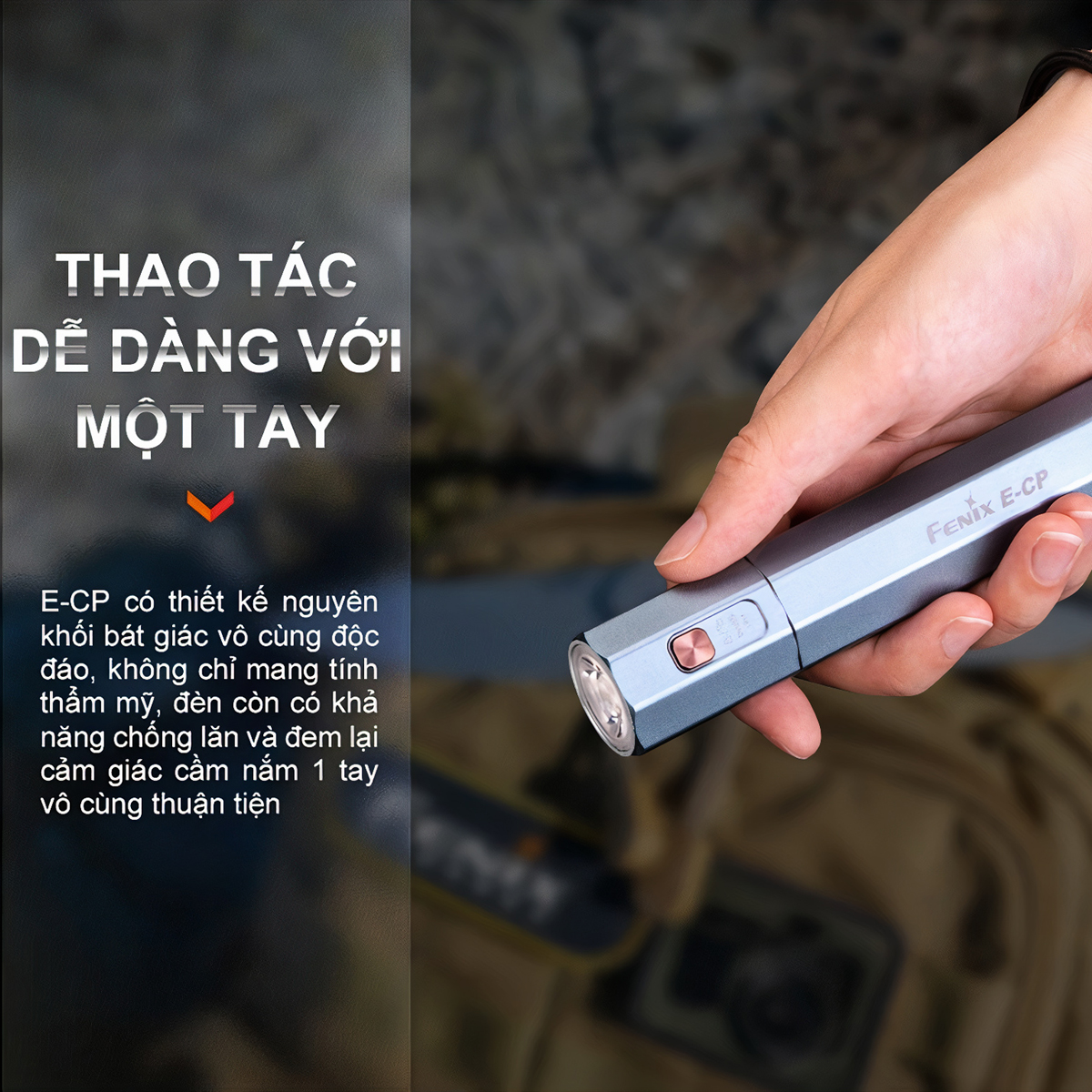 FENIX E-CP Đèn Pin Độ Sáng 1600 Lumen