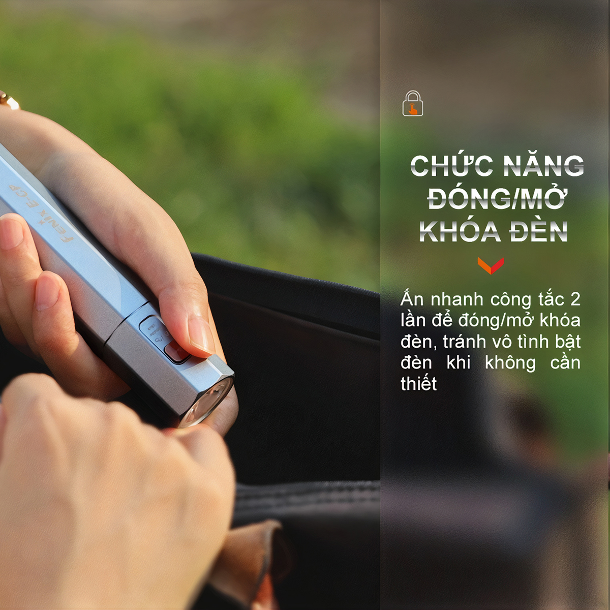 FENIX E-CP Đèn Pin Độ Sáng 1600 Lumen