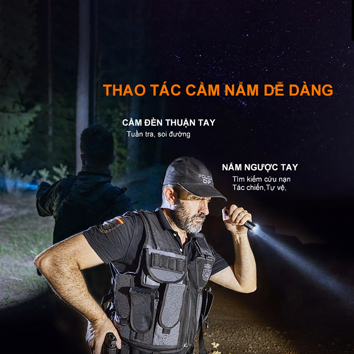 FENIX PD35 V3.0 Đèn Pin Độ Sáng 1700 Lumen