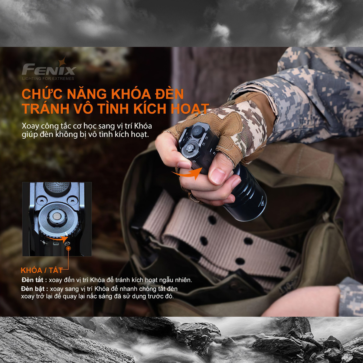 FENIX TK35UE V2.0  Đèn pin sáng 5000 lumen chiếu xa 400m