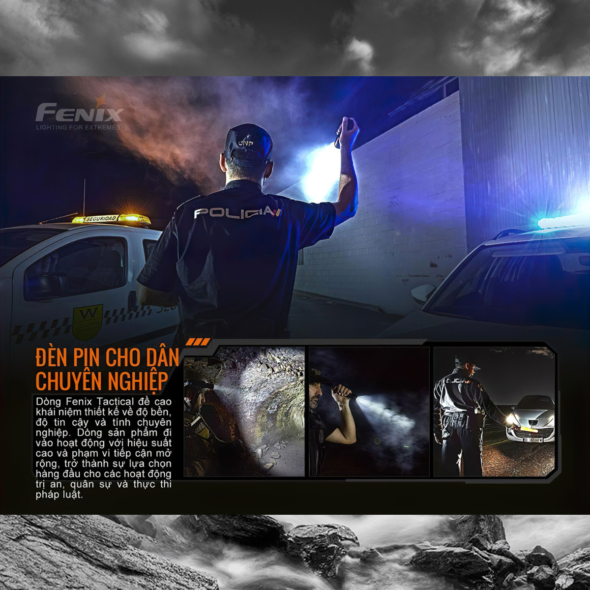 FENIX TK35UE V2.0  Đèn pin sáng 5000 lumen chiếu xa 400m