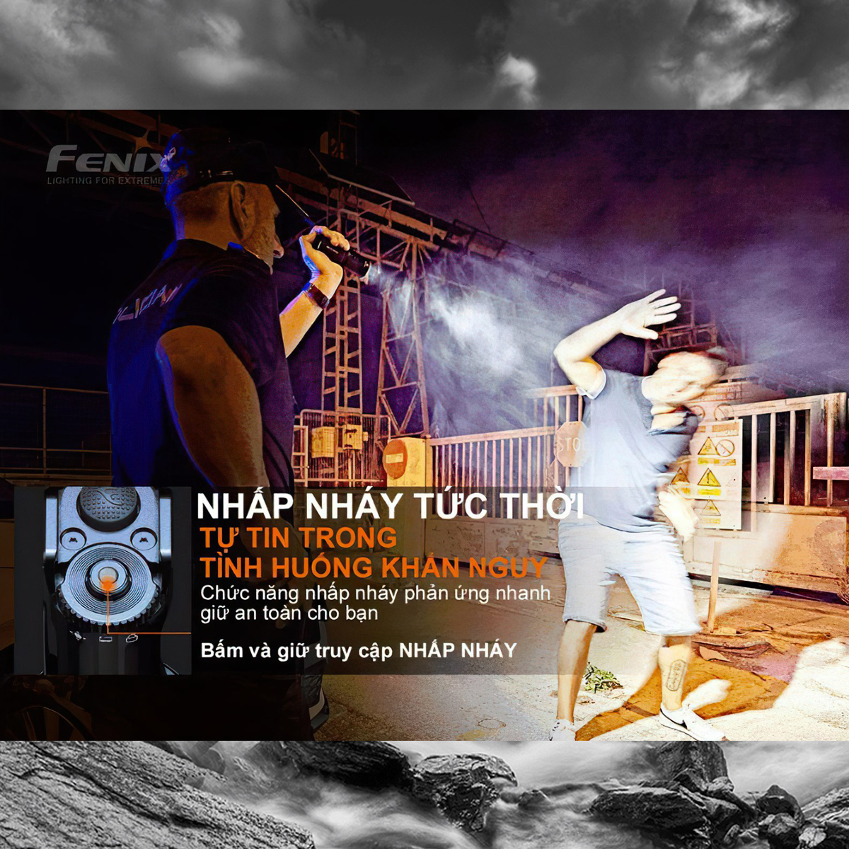 FENIX TK35UE V2.0  Đèn pin sáng 5000 lumen chiếu xa 400m