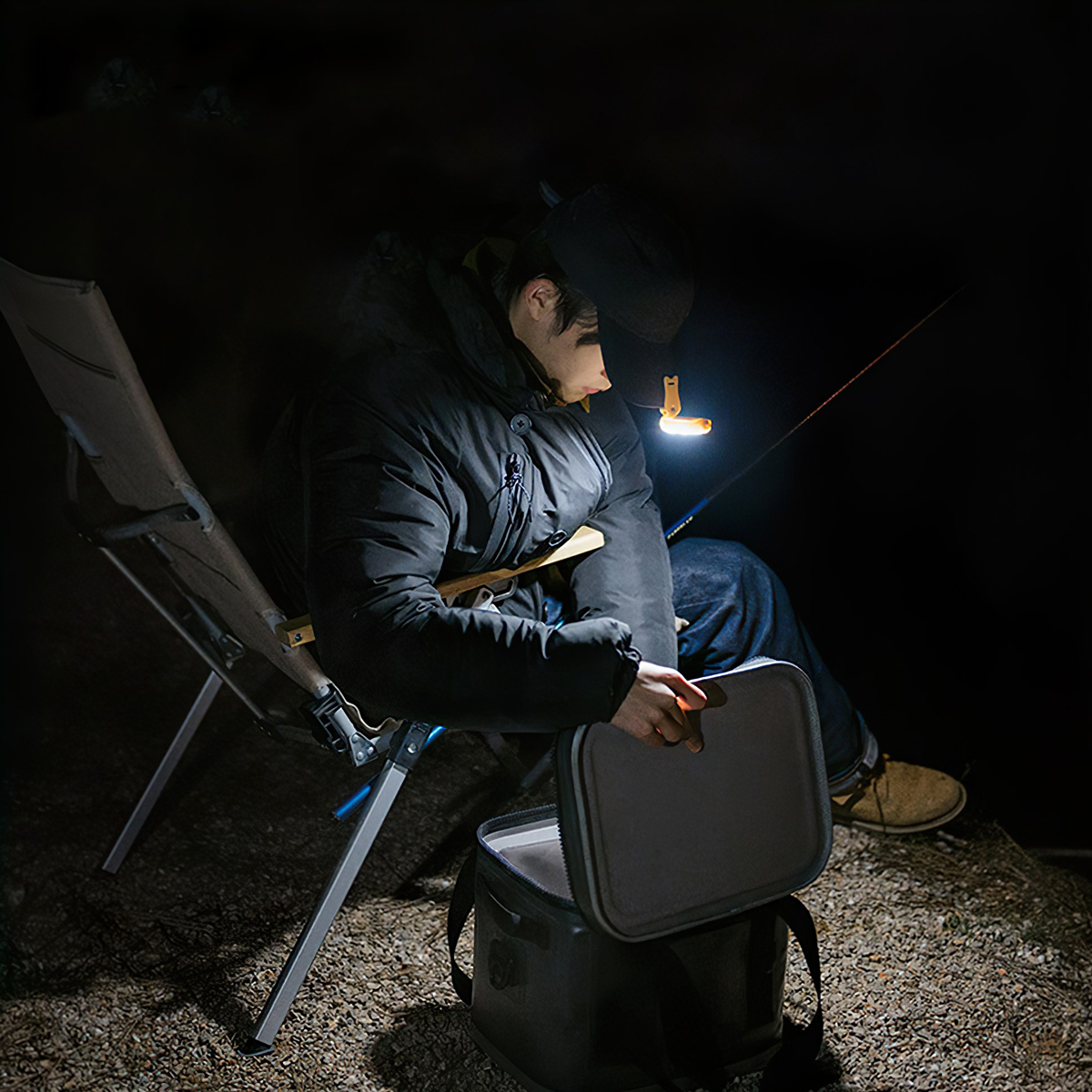 Naturehike Đèn Pin Kẹp Mũ Câu Cá Dã Ngoại Outdoor Clip Hat Lamp