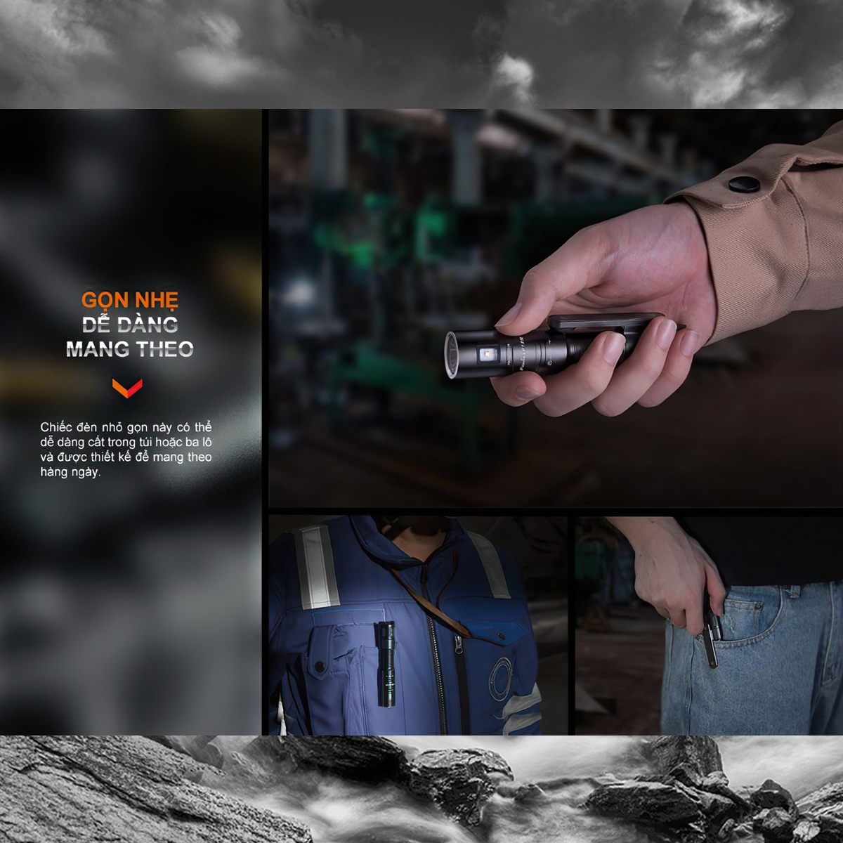 Fenix LD12R Đèn Pin Cầm Tay Cắm Trại