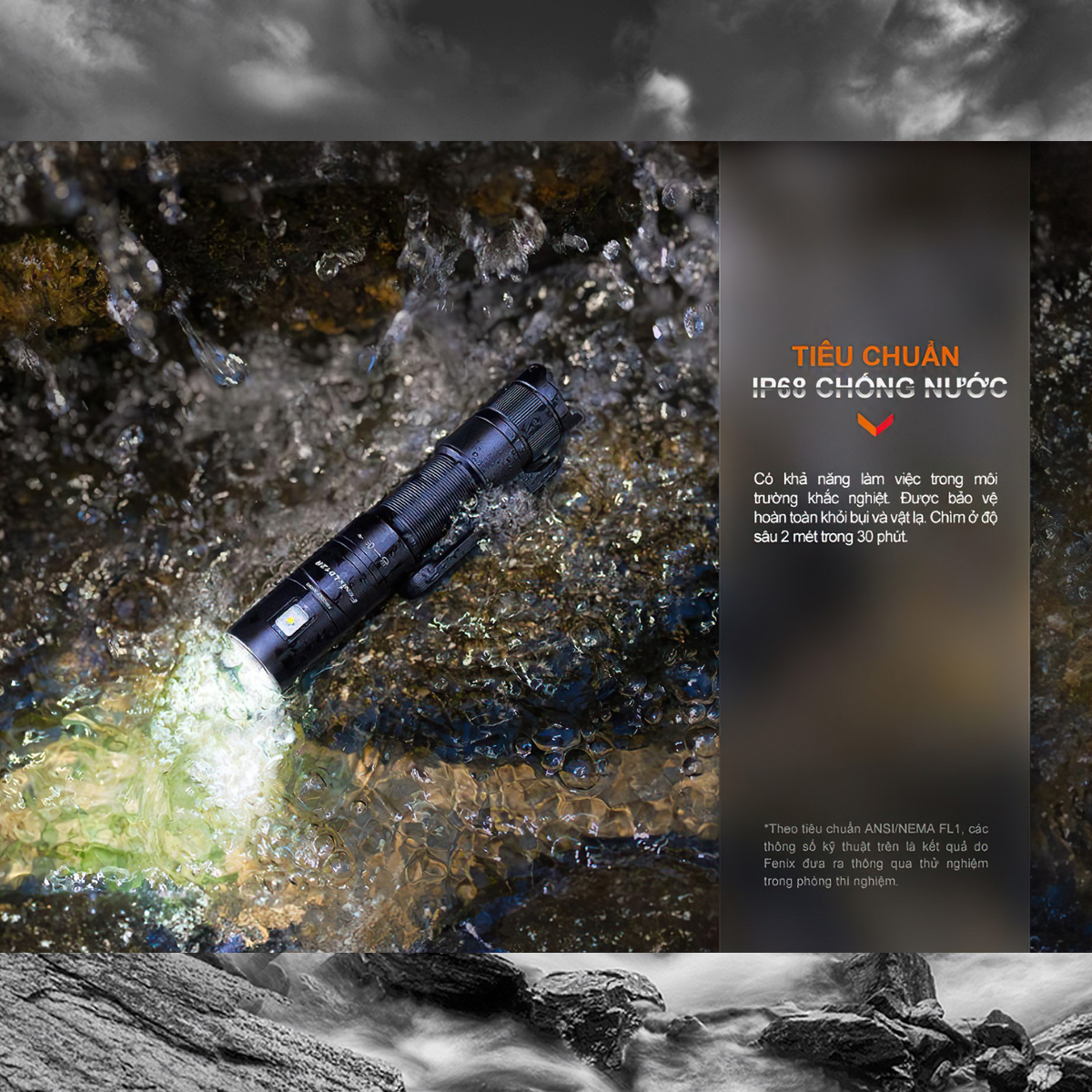 Fenix LD12R Đèn Pin Cầm Tay Cắm Trại