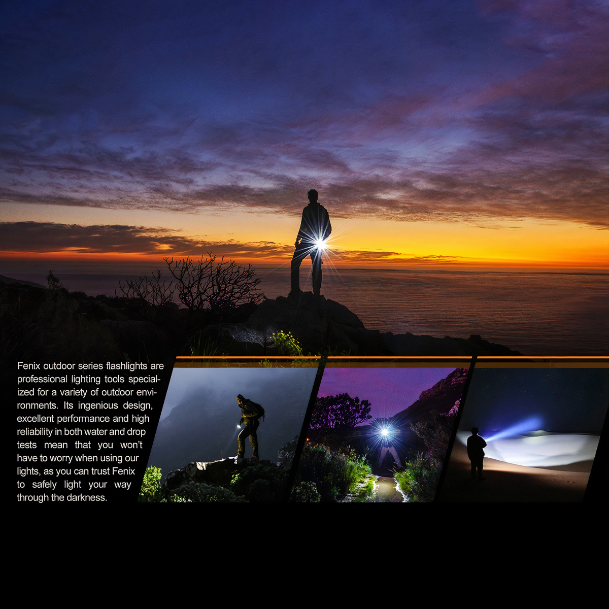 FENIX E03R Đèn Pin Móc Khóa Độ Sáng 260lm