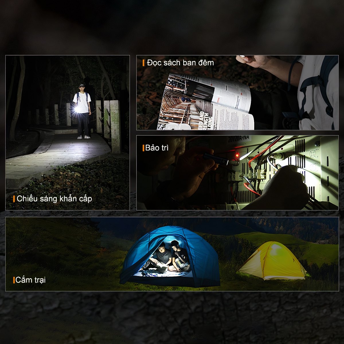 FENIX E09R Đèn Pin Móc Khóa Độ Sáng 600lm