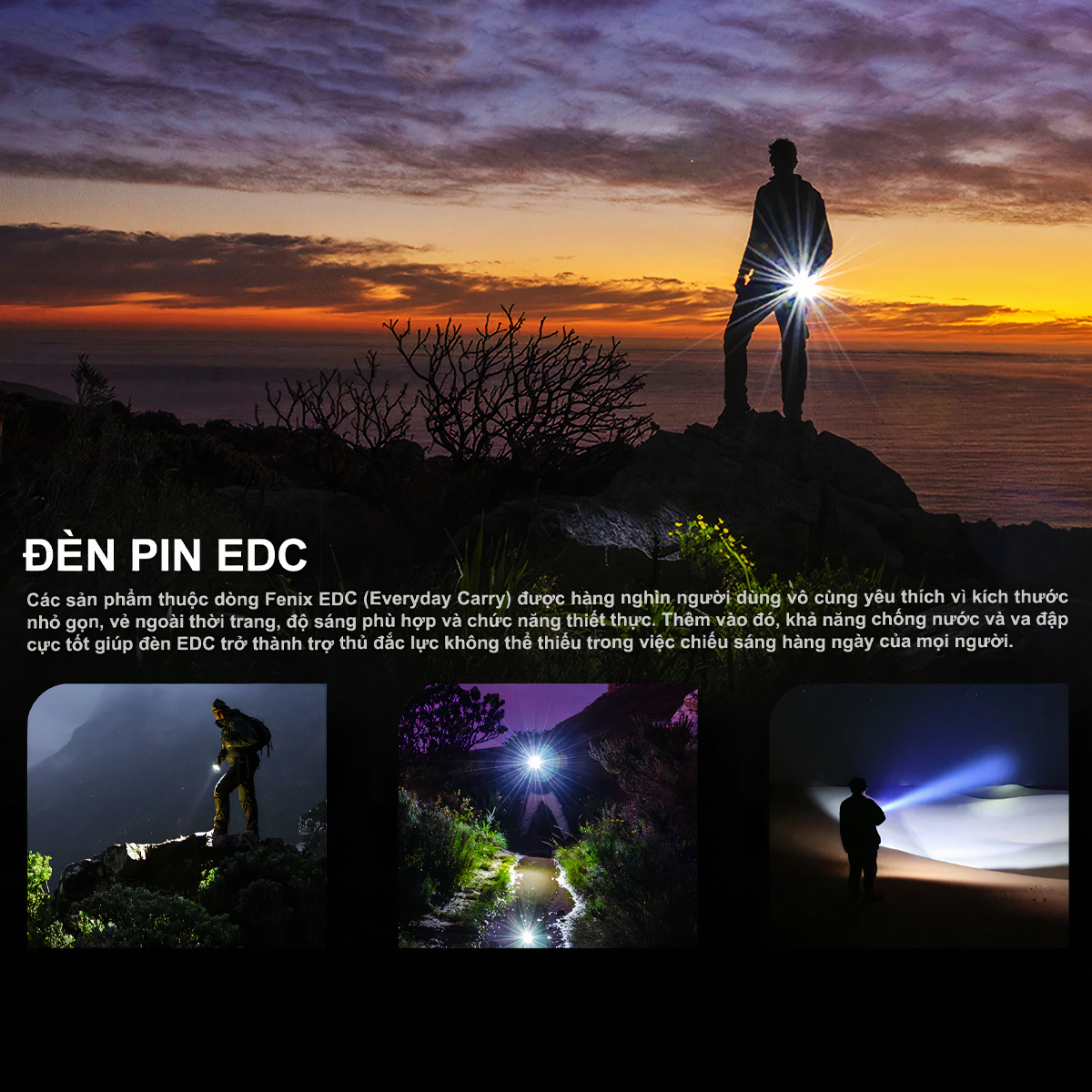 FENIX E09R Đèn Pin Móc Khóa Độ Sáng 600lm