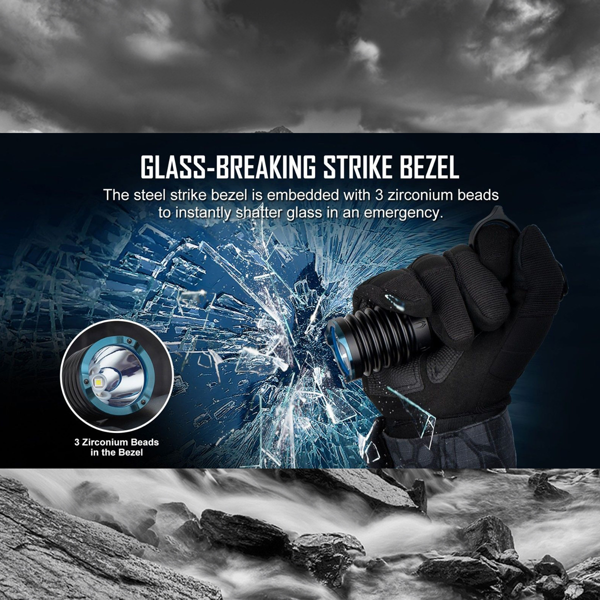 OLIGHT WARRIOR X 3 Đèn Pin Độ Sáng 2500 Lumen Chiếu Xa 560m Sạc Nam Châm Pin Sạc 21700 Kèm Theo