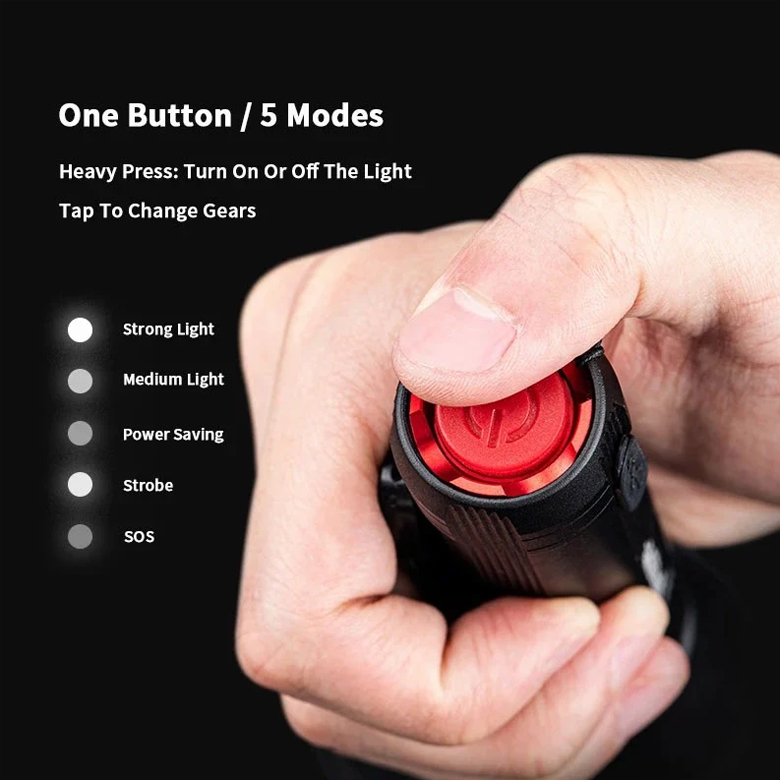 Naturehike Đèn Pin Cắm Trại Sạc Cầm Tay Chống Nước