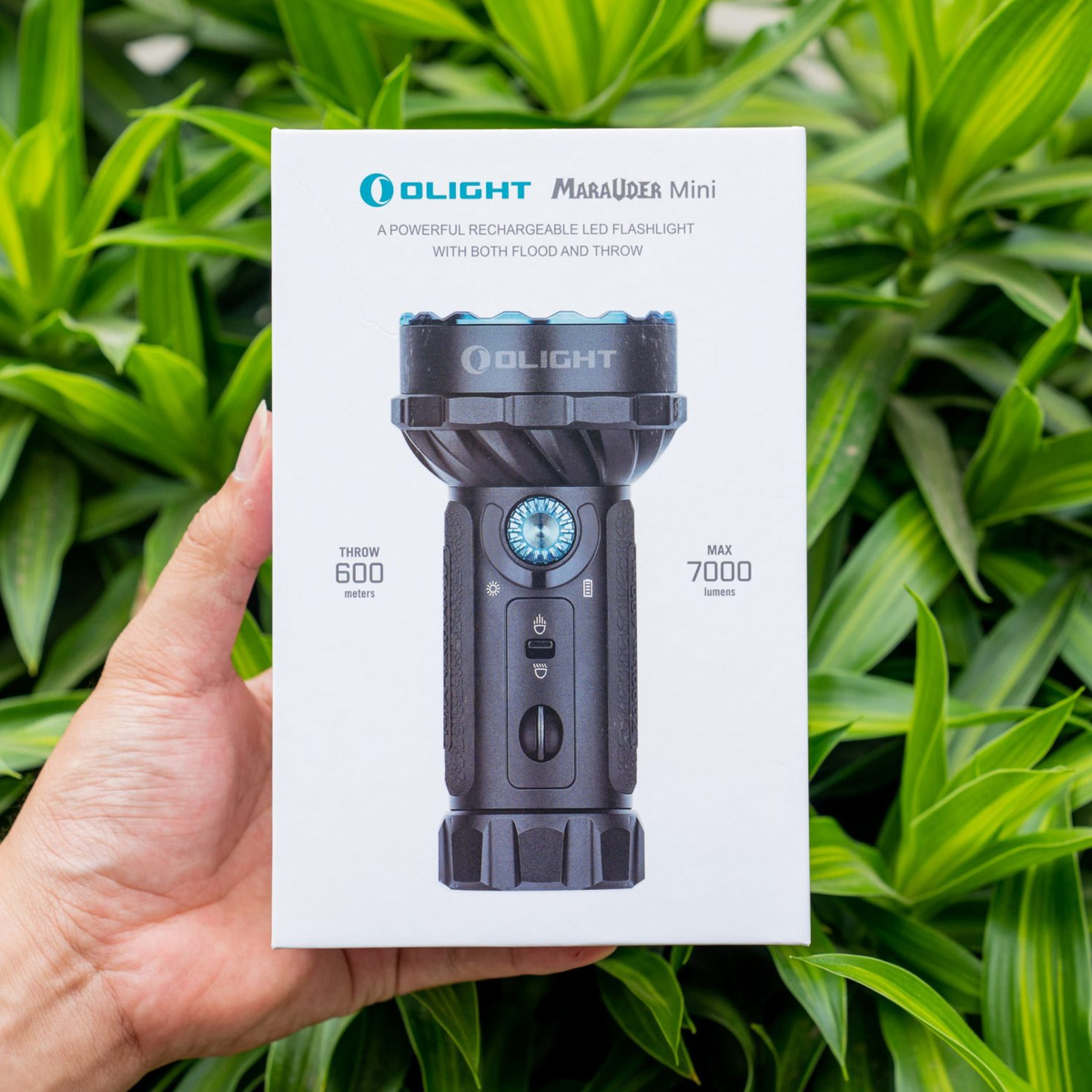 Đèn Pin Siêu Sáng Cắm Trại OLIGHT MARAUDER MINI Sáng 7000 Lumen Chiếu Xa 600m