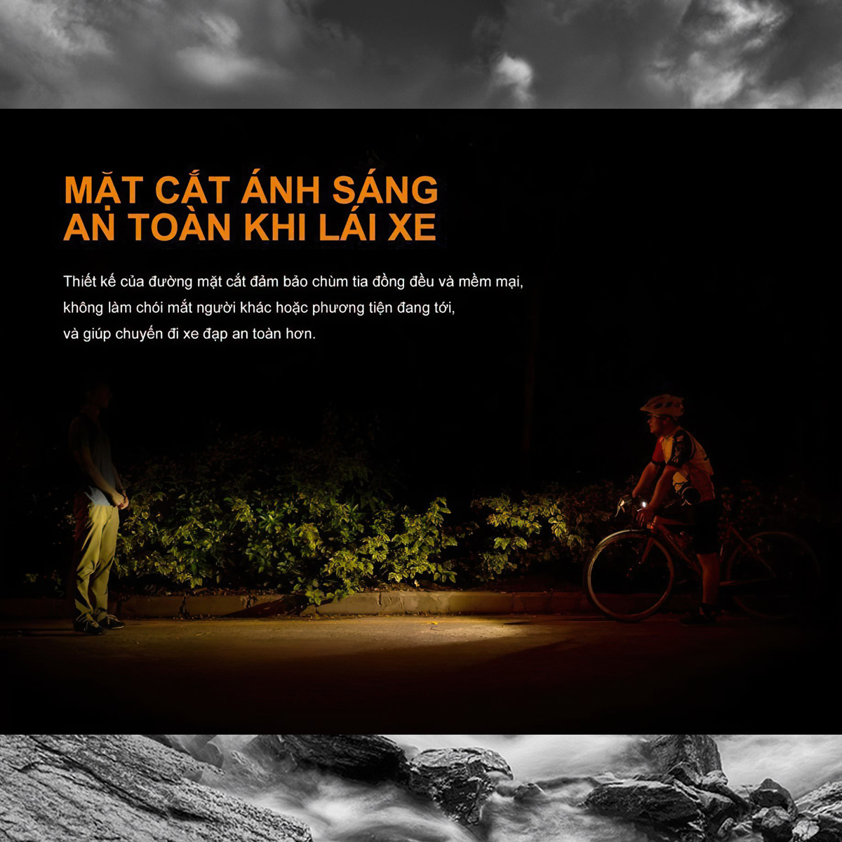 Fenix BC25R Đèn Pin Xe Đạp Cắm Trại