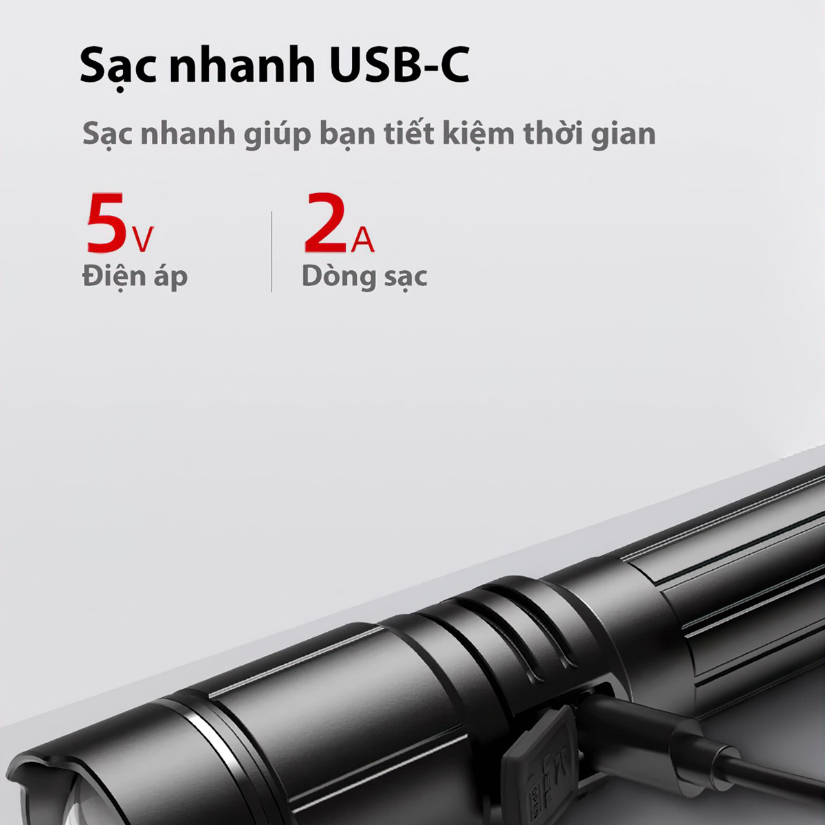 Đèn Pin Zoom Cắm Trại Du Lịch KLARUS A2 PRO Độ Sáng 1450 Lumen Chiếu Xa 420M Sạc Usb-C Pin 21700 4000Mah Kèm Theo