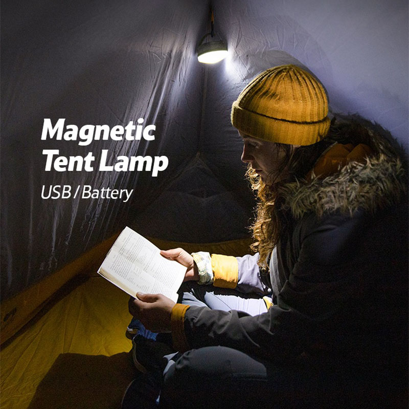 Naturehike NH16D300-C Đèn treo lều chống nước pin sạc Camp Lamp