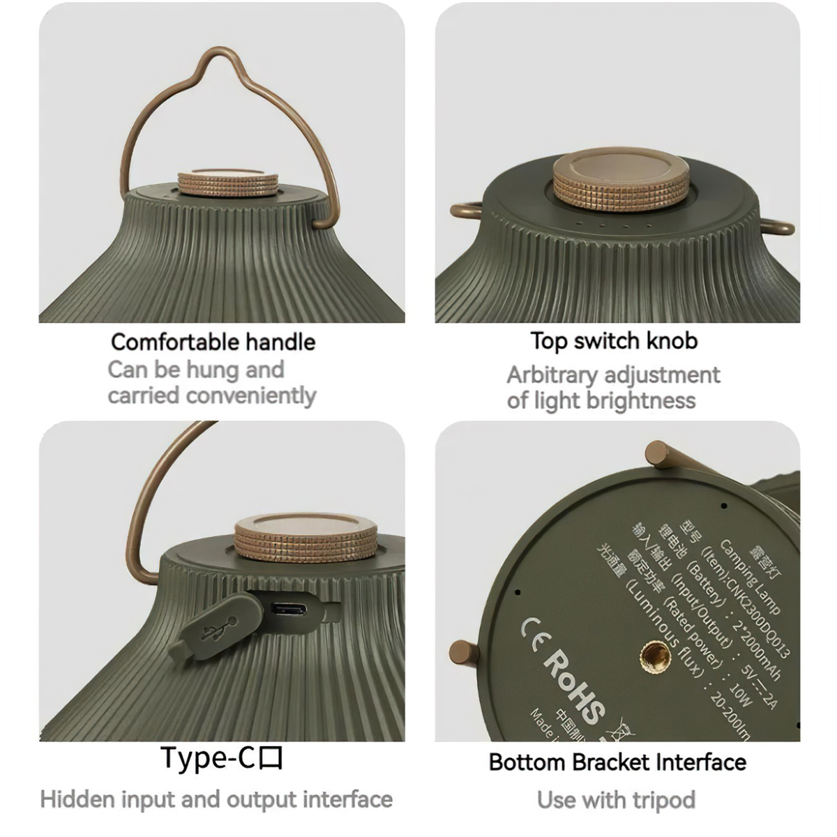 Naturehike Mountain Pavilon CNK2300DQ013 Đèn Treo Lều Cổ Điển Cắm Trại