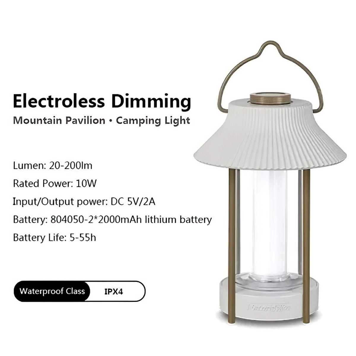 Naturehike Mountain Pavilon CNK2300DQ013 Đèn Treo Lều Cổ Điển Cắm Trại