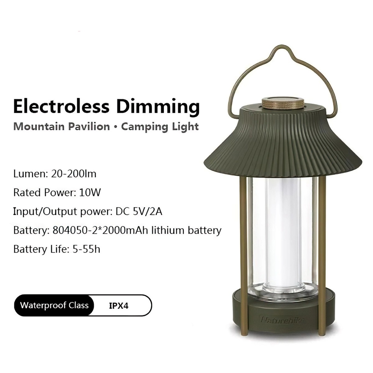 Naturehike Mountain Pavilon CNK2300DQ013 Đèn Treo Lều Cổ Điển Cắm Trại