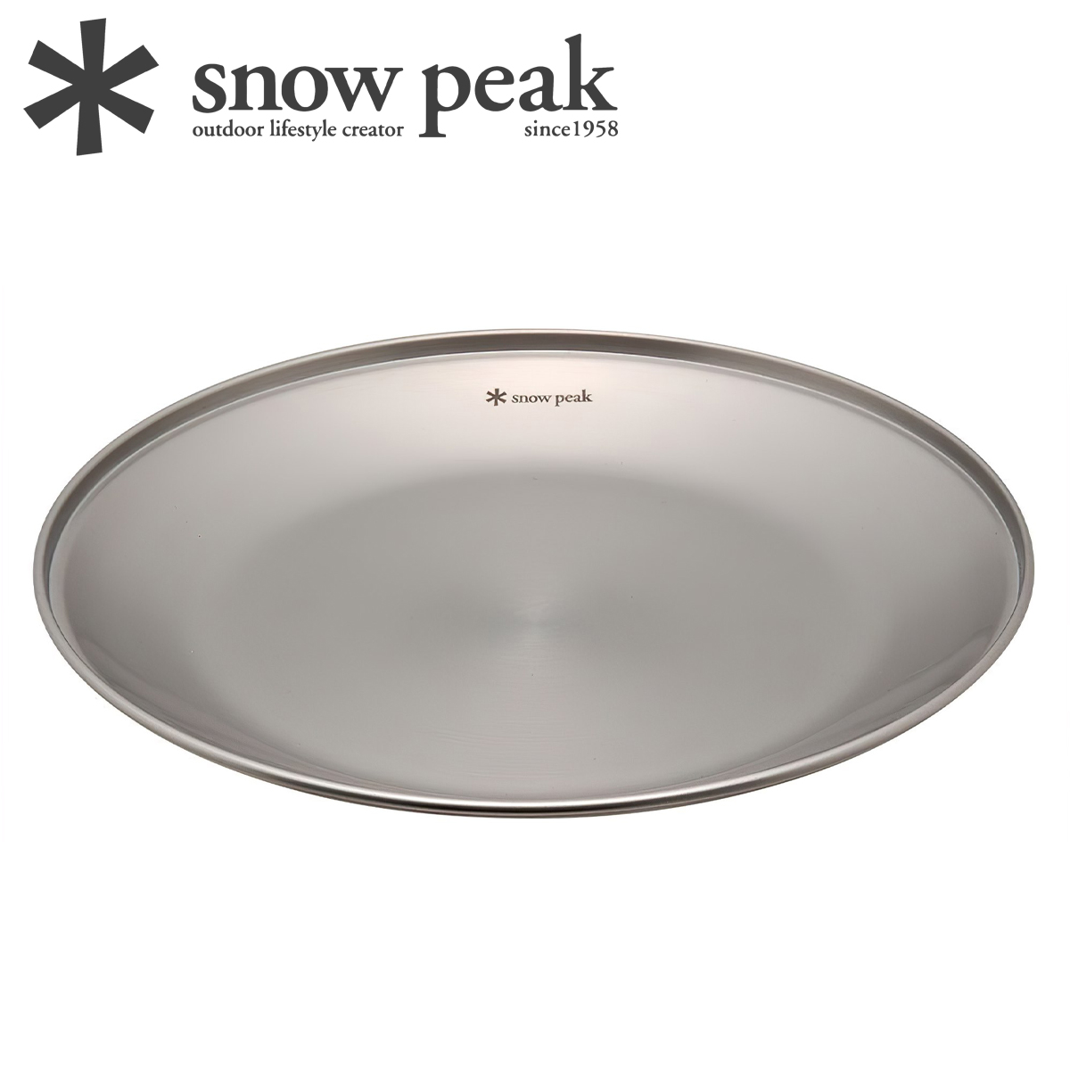 Đĩa Cắm Trại Du Lịch Snowpeak Tableware Plate L