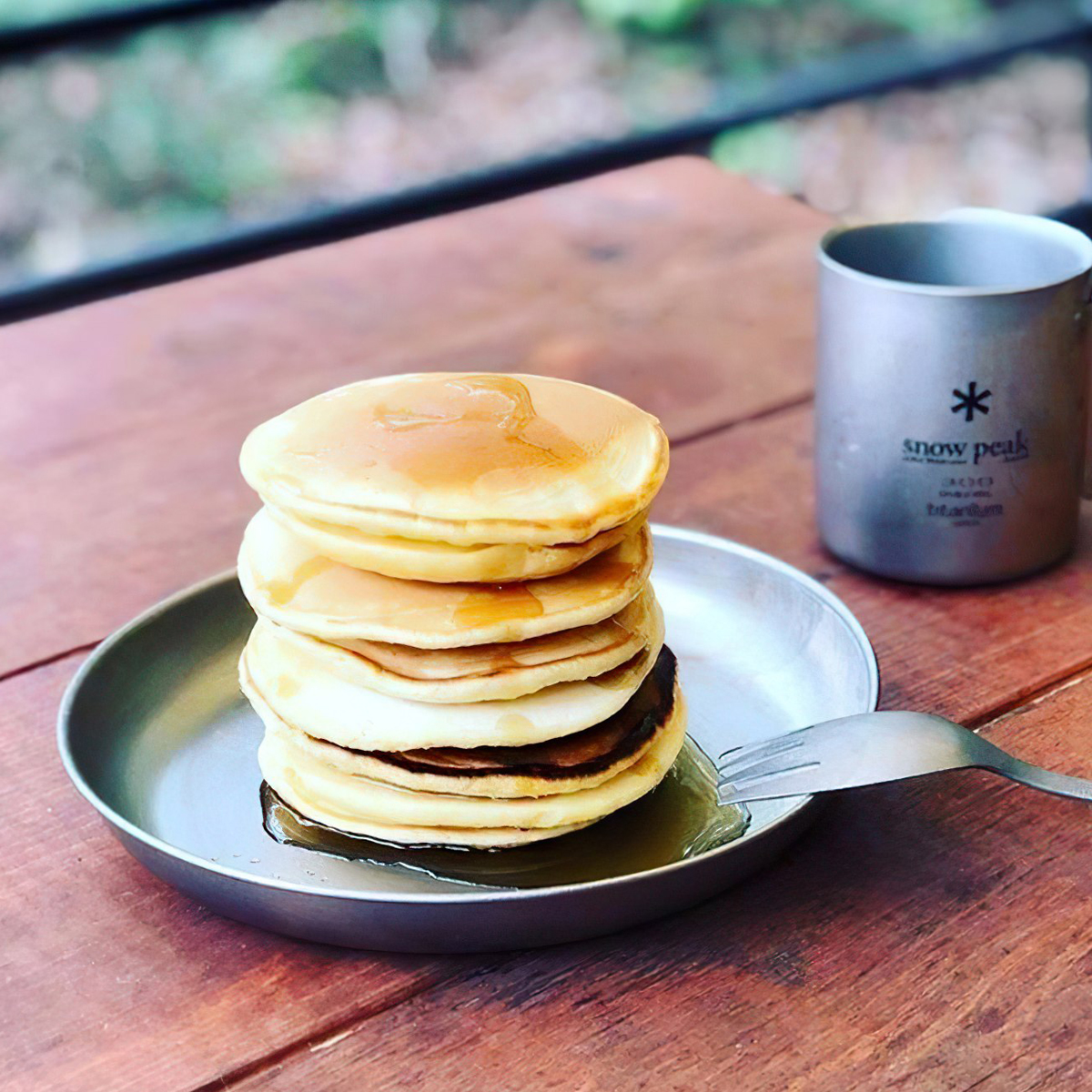 Đĩa Cắm Trại Du Lịch Snowpeak Titanium Trek Plate 18 Cm