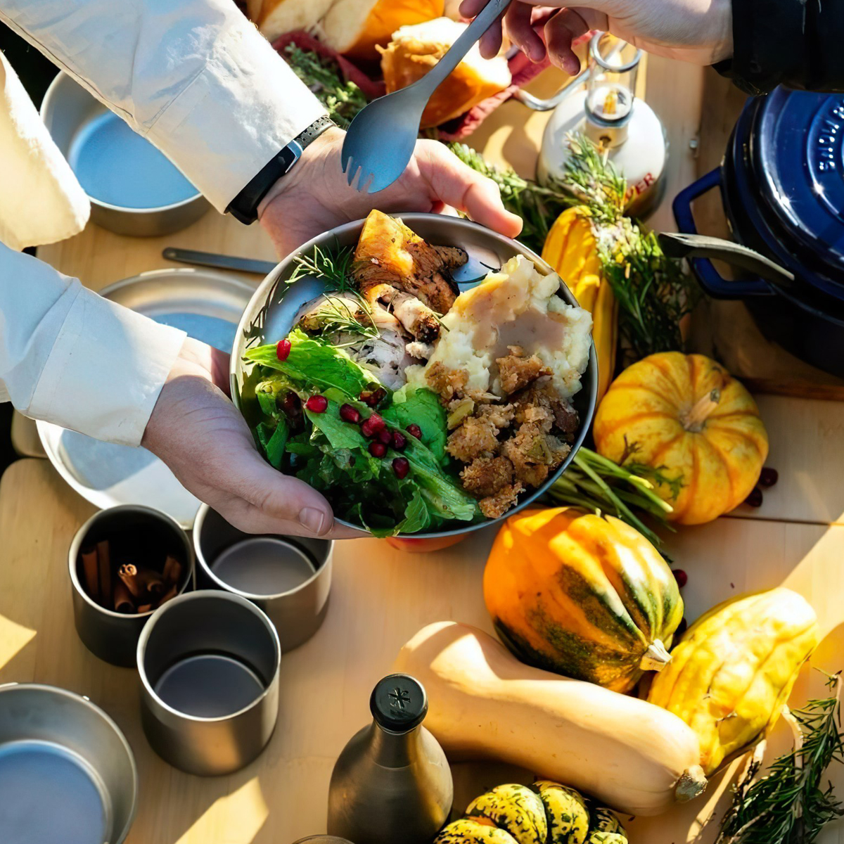 Đĩa Cắm Trại Du Lịch Snowpeak Titanium Trek Plate 18 Cm